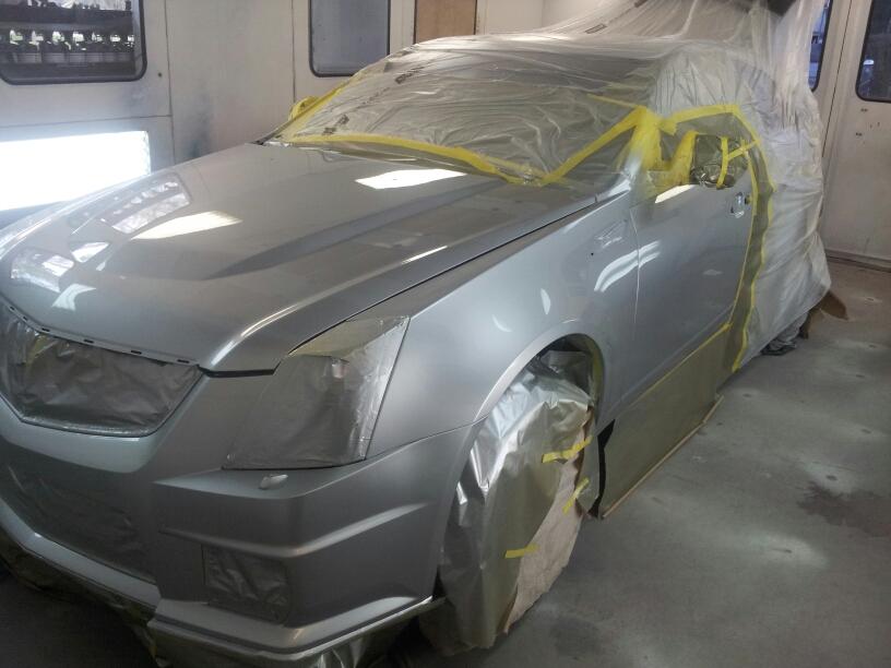 collision work on car